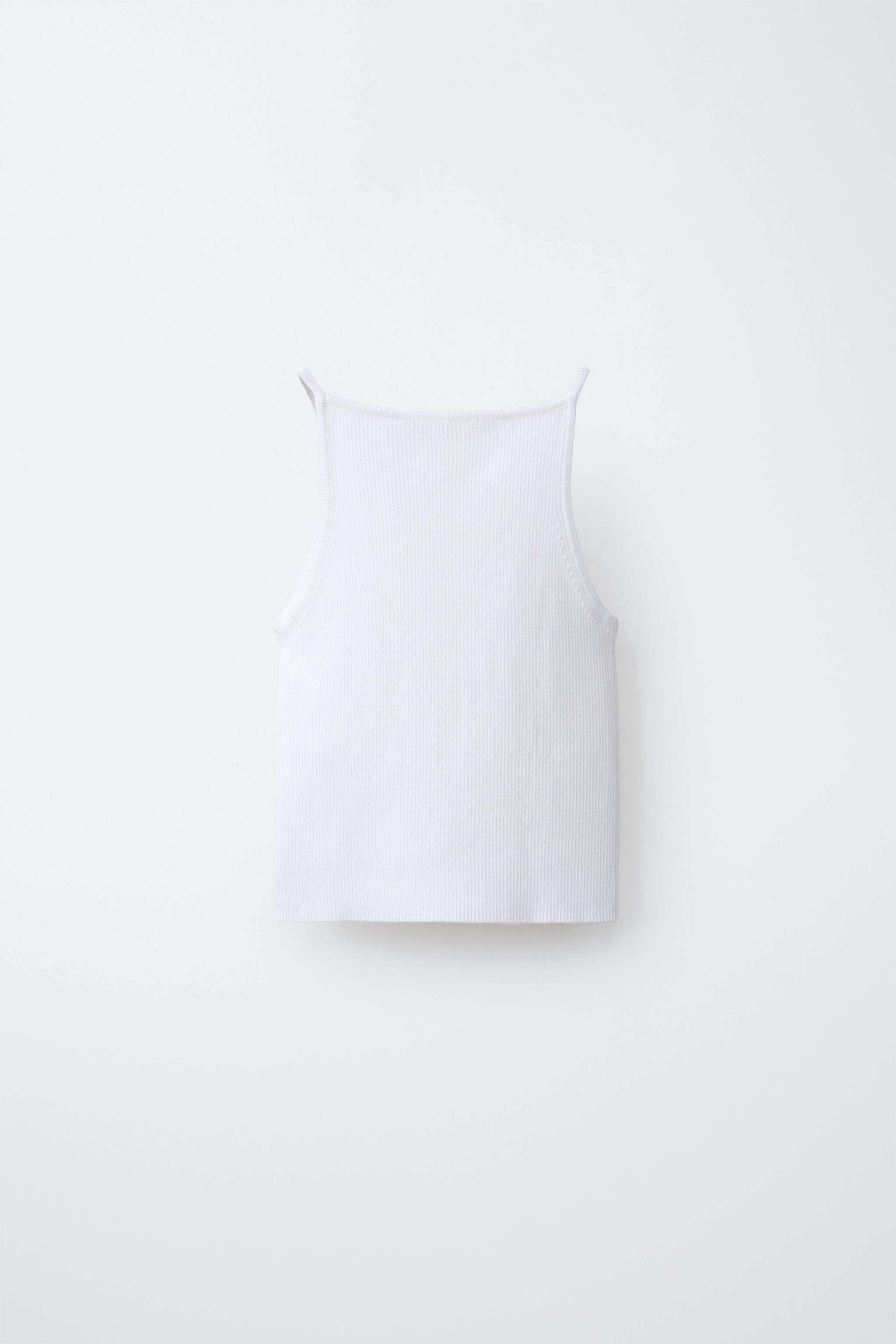 TOP EN MAILLE CANNELÉE